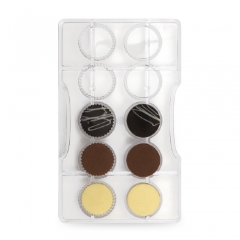 Chocolate Mould - Disks 33mm